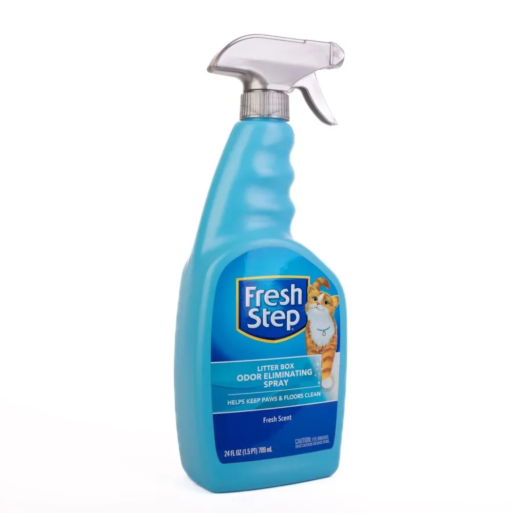 Fresh Step Cat Litter Box Odor Eliminating Spray | Cat Deodorizer Spray